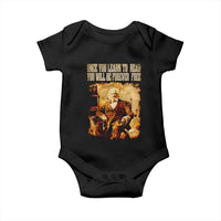 Frederick Douglass Quote Baby Onesie Once You Learn to Read - Wonder Print Shop