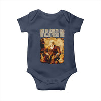 Frederick Douglass Quote Baby Onesie Once You Learn to Read - Wonder Print Shop