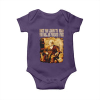 Frederick Douglass Quote Baby Onesie Once You Learn to Read - Wonder Print Shop
