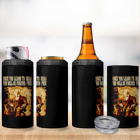 Frederick Douglass Quote 4 in 1 Can Cooler Tumbler Once You Learn to Read - Wonder Print Shop