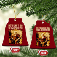Frederick Douglass Quote Ceramic Ornament Once You Learn to Read - Wonder Print Shop