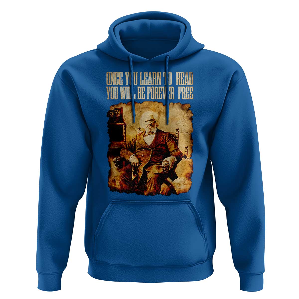 Frederick Douglass Quote Hoodie Once You Learn to Read - Wonder Print Shop