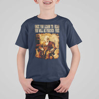 Frederick Douglass Quote T Shirt For Kid Once You Learn to Read - Wonder Print Shop