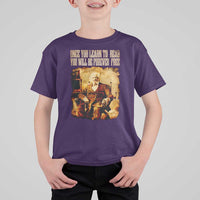 Frederick Douglass Quote T Shirt For Kid Once You Learn to Read - Wonder Print Shop