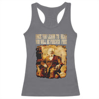 Frederick Douglass Quote Racerback Tank Top Once You Learn to Read - Wonder Print Shop