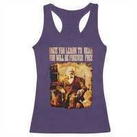 Frederick Douglass Quote Racerback Tank Top Once You Learn to Read - Wonder Print Shop