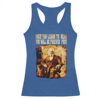 Frederick Douglass Quote Racerback Tank Top Once You Learn to Read - Wonder Print Shop