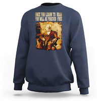 Frederick Douglass Quote Sweatshirt Once You Learn to Read - Wonder Print Shop
