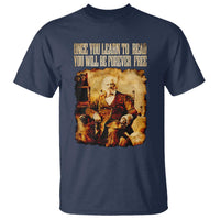Frederick Douglass Quote T Shirt Once You Learn to Read - Wonder Print Shop