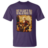 Frederick Douglass Quote T Shirt Once You Learn to Read - Wonder Print Shop