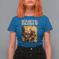 Frederick Douglass Quote T Shirt For Women Once You Learn to Read - Wonder Print Shop