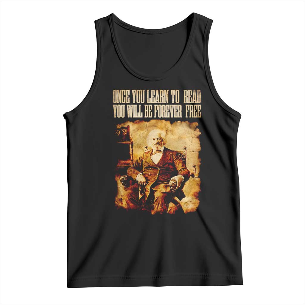 Frederick Douglass Quote Tank Top Once You Learn to Read - Wonder Print Shop
