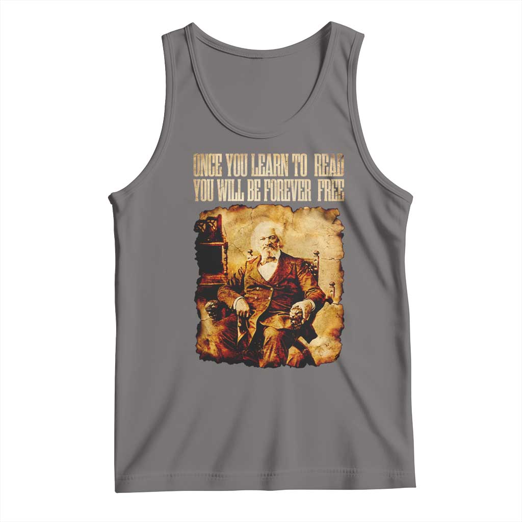 Frederick Douglass Quote Tank Top Once You Learn to Read - Wonder Print Shop