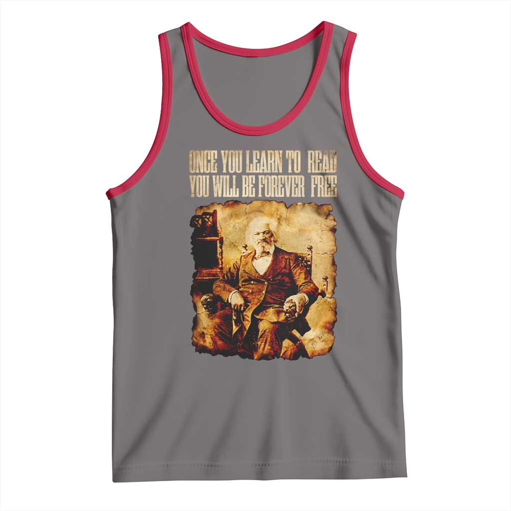 Frederick Douglass Quote Tank Top Once You Learn to Read - Wonder Print Shop