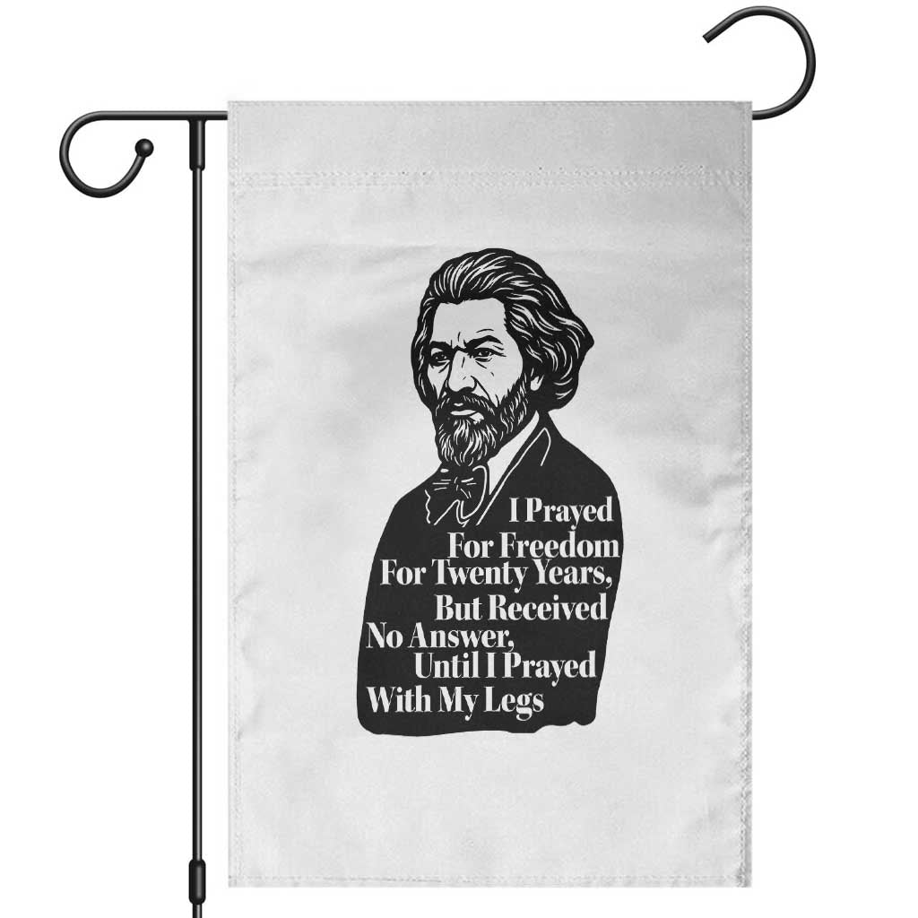 Frederick Douglass Inspirational Quote Garden Flag Black History Month - Wonder Print Shop