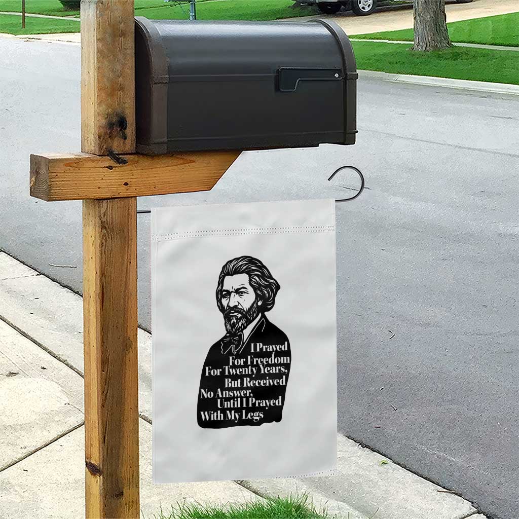Frederick Douglass Inspirational Quote Garden Flag Black History Month - Wonder Print Shop