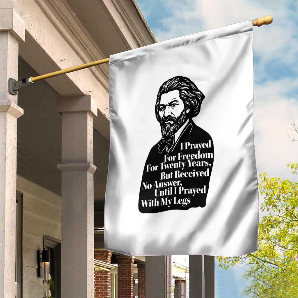 Frederick Douglass Inspirational Quote Garden Flag Black History Month - Wonder Print Shop