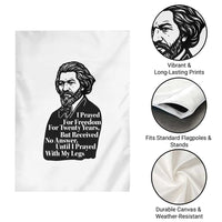 Frederick Douglass Inspirational Quote Garden Flag Black History Month - Wonder Print Shop