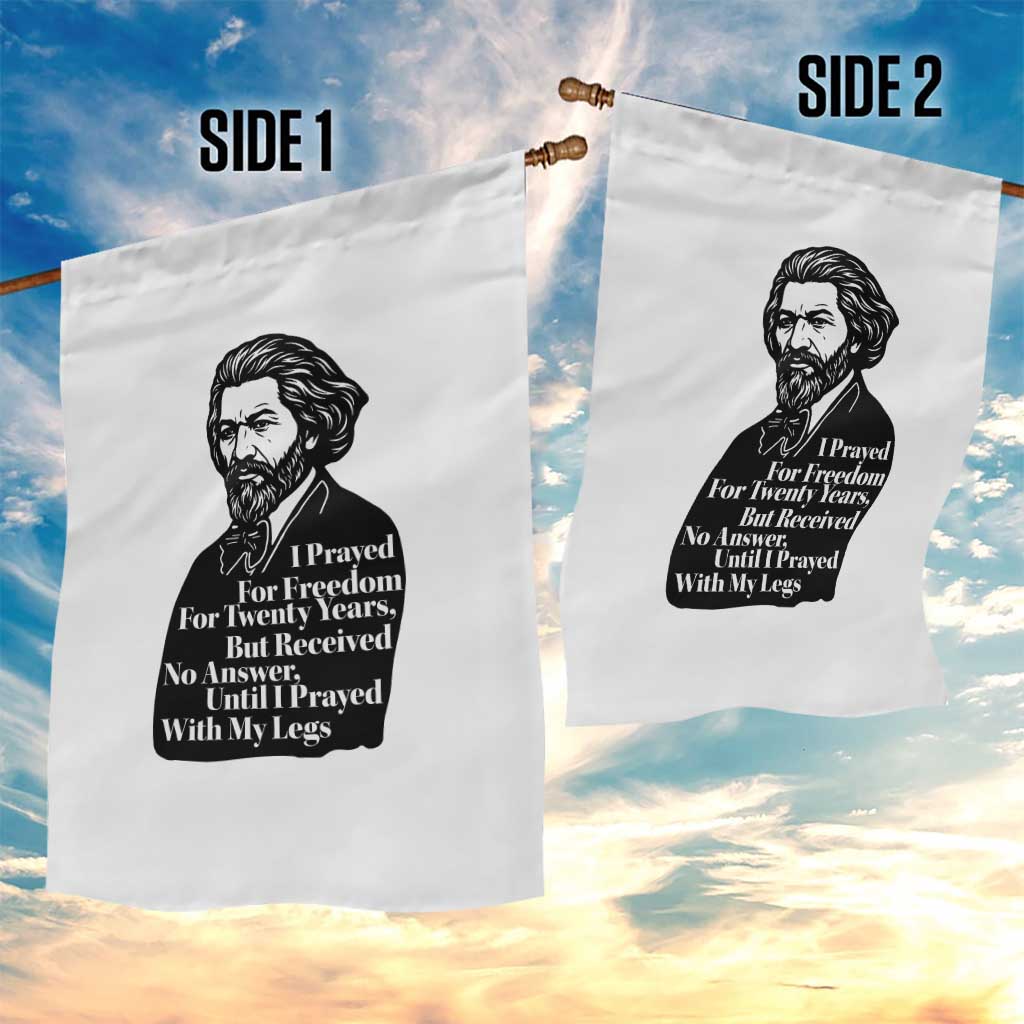 Frederick Douglass Inspirational Quote Garden Flag Black History Month - Wonder Print Shop