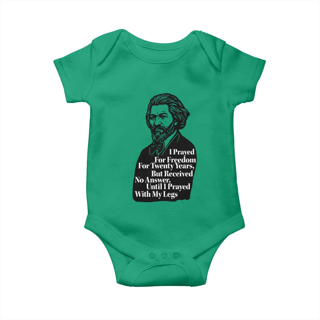 Frederick Douglass Inspirational Quote Baby Onesie Black History Month - Wonder Print Shop