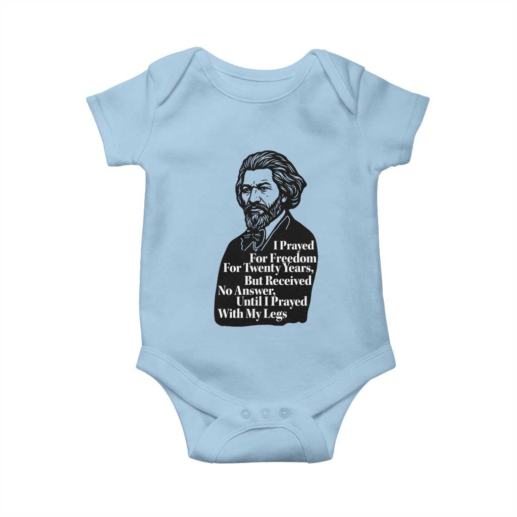 Frederick Douglass Inspirational Quote Baby Onesie Black History Month - Wonder Print Shop