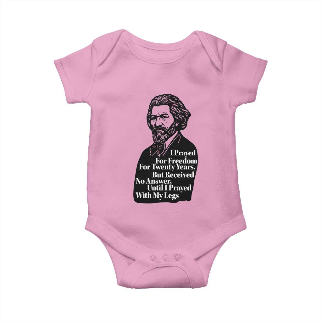 Frederick Douglass Inspirational Quote Baby Onesie Black History Month - Wonder Print Shop
