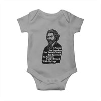 Frederick Douglass Inspirational Quote Baby Onesie Black History Month - Wonder Print Shop