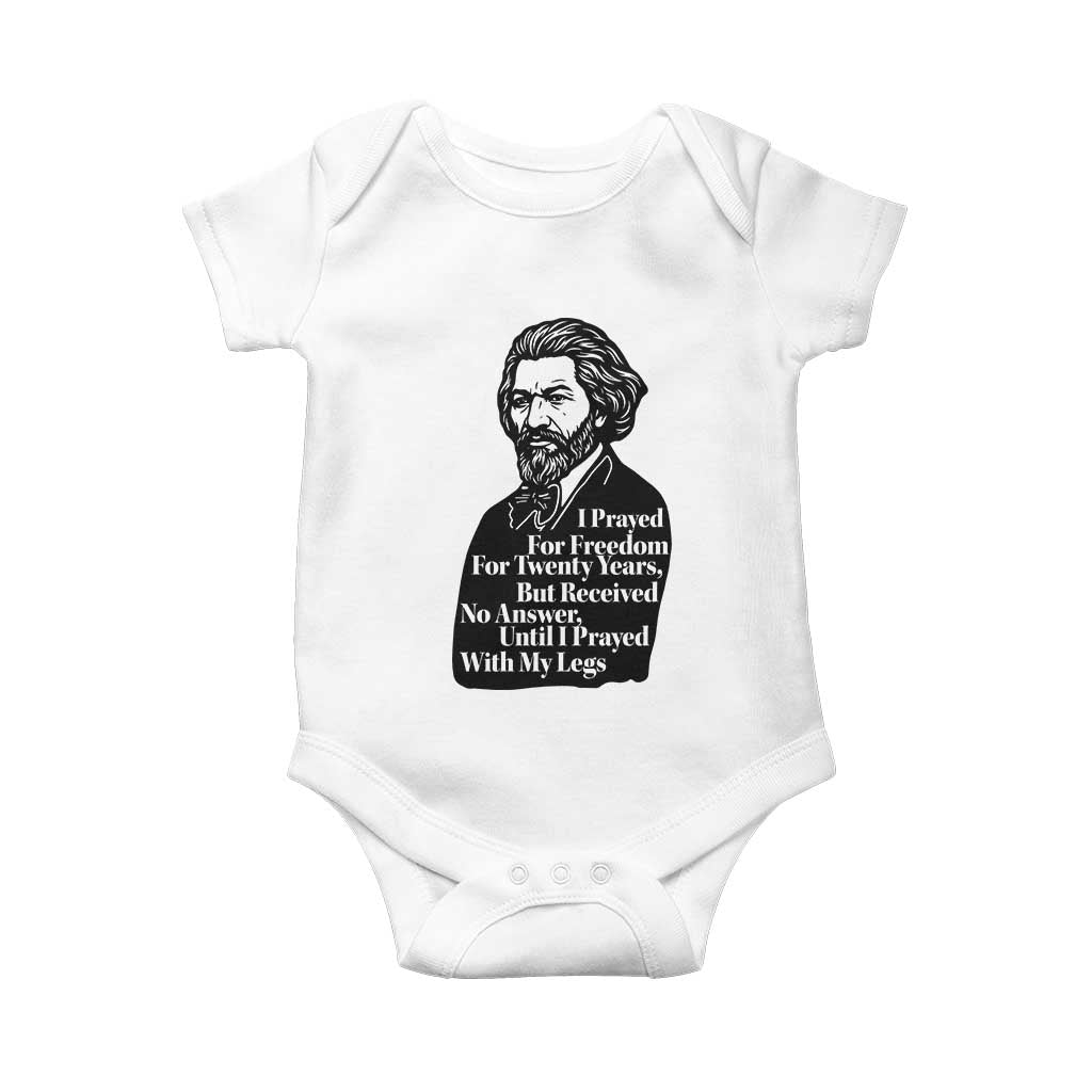 Frederick Douglass Inspirational Quote Baby Onesie Black History Month - Wonder Print Shop