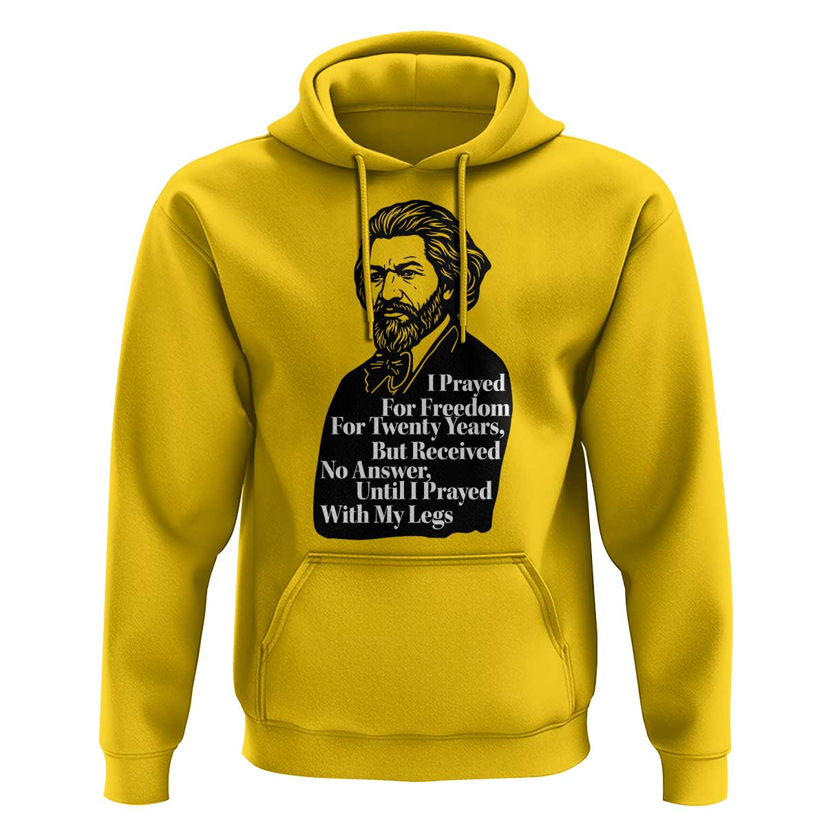 Frederick Douglass Inspirational Quote Hoodie Black History Month - Wonder Print Shop