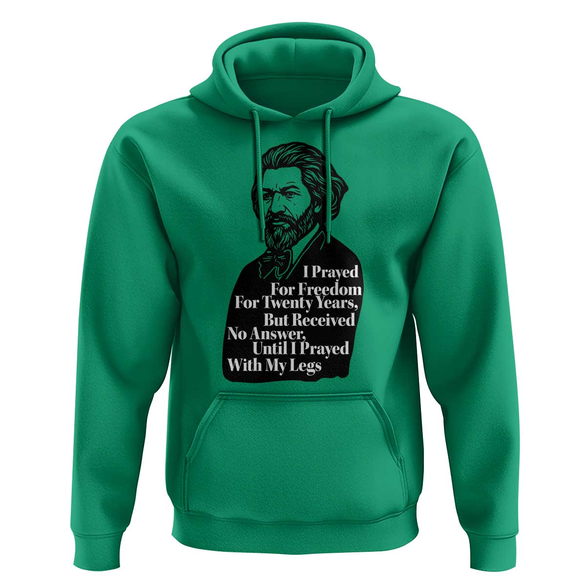 Frederick Douglass Inspirational Quote Hoodie Black History Month - Wonder Print Shop