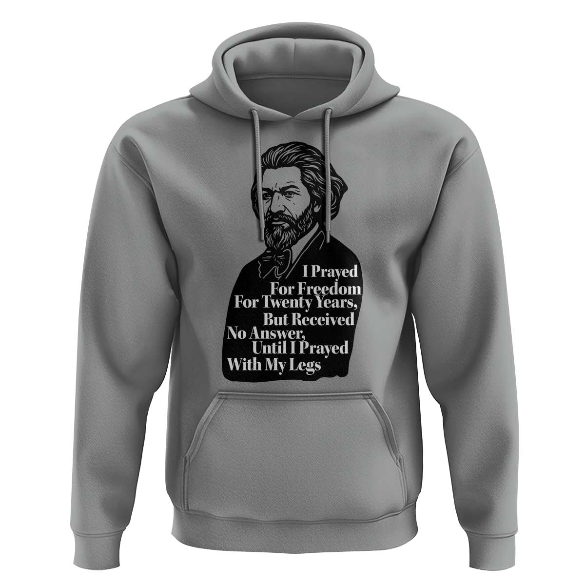 Frederick Douglass Inspirational Quote Hoodie Black History Month - Wonder Print Shop