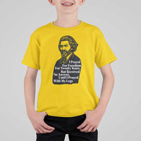 Frederick Douglass Inspirational Quote T Shirt For Kid Black History Month - Wonder Print Shop