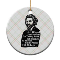 Frederick Douglass Inspirational Quote Ceramic Ornament Black History Month - Wonder Print Shop