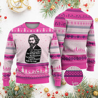 Frederick Douglass Inspirational Quote Ugly Christmas Sweater Black History Month - Wonder Print Shop