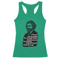 Frederick Douglass Inspirational Quote Racerback Tank Top Black History Month - Wonder Print Shop