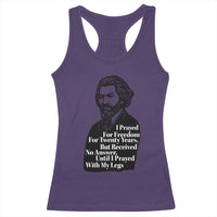 Frederick Douglass Inspirational Quote Racerback Tank Top Black History Month - Wonder Print Shop
