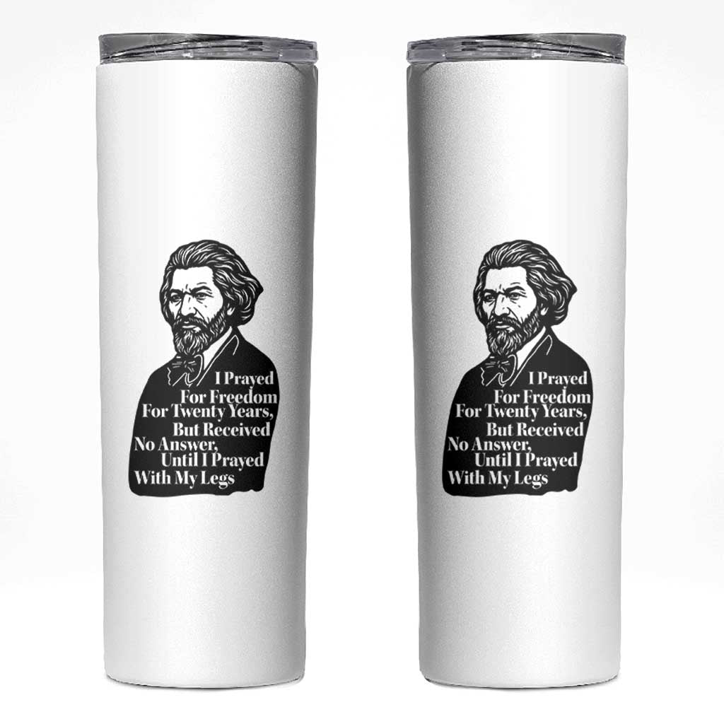 Frederick Douglass Inspirational Quote Skinny Tumbler Black History Month - Wonder Print Shop