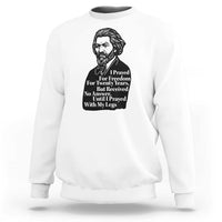 Frederick Douglass Inspirational Quote Sweatshirt Black History Month - Wonder Print Shop