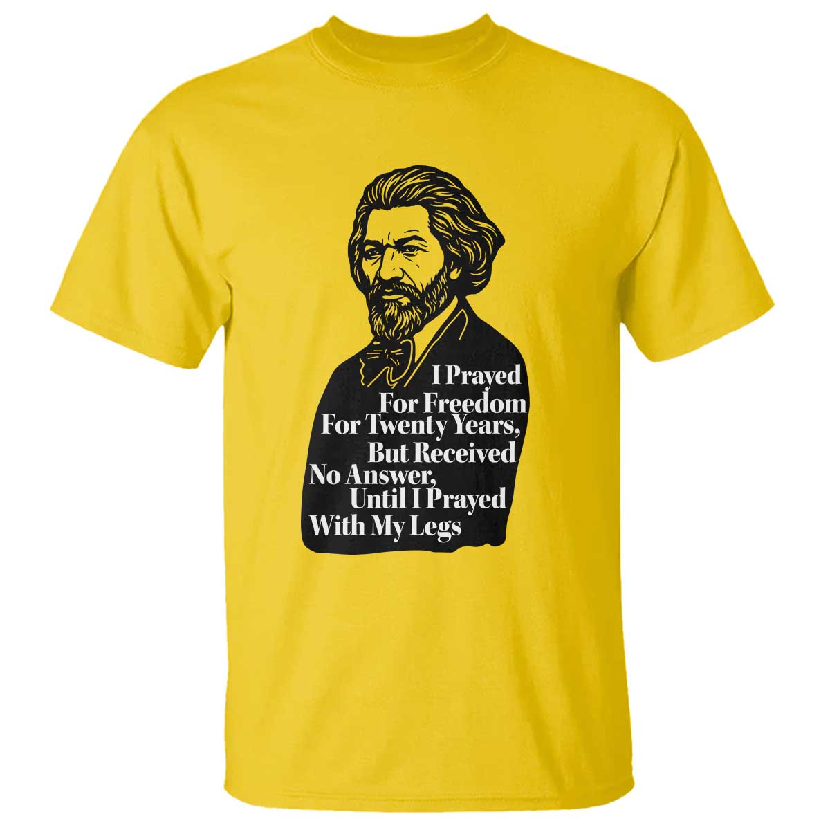 Frederick Douglass Inspirational Quote T Shirt Black History Month - Wonder Print Shop