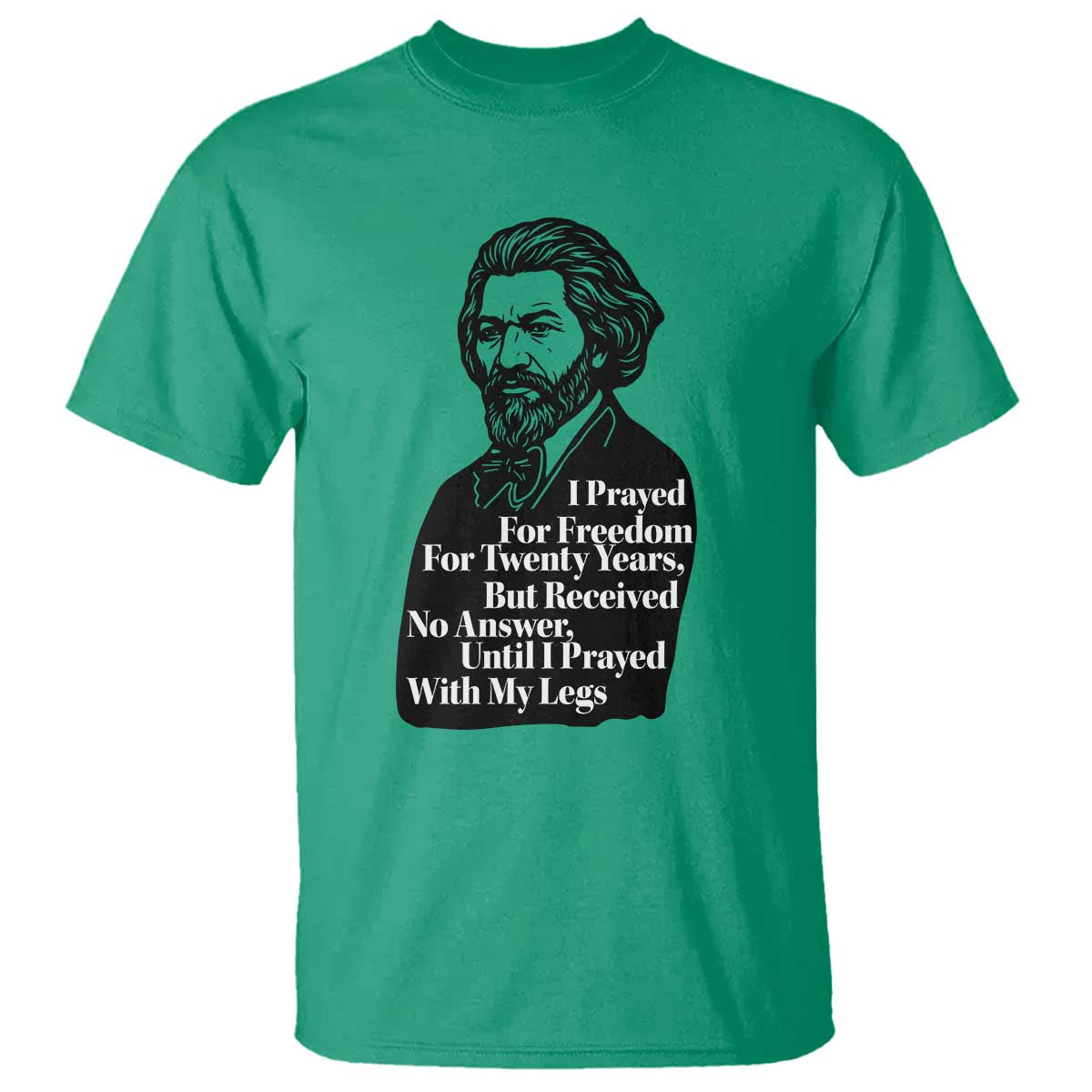 Frederick Douglass Inspirational Quote T Shirt Black History Month - Wonder Print Shop