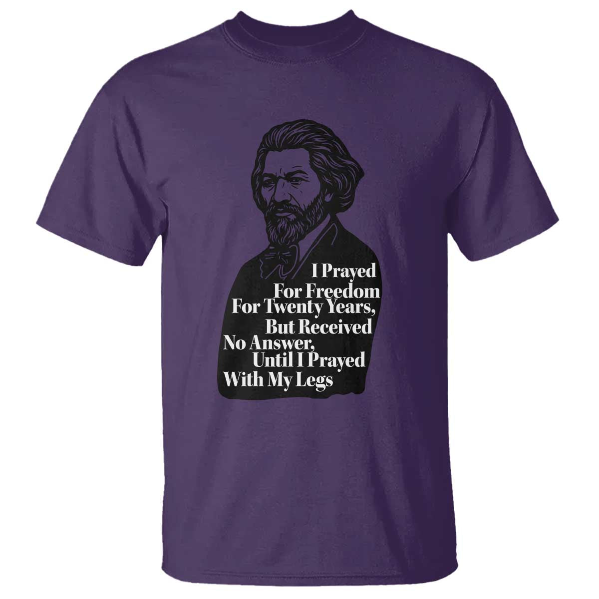 Frederick Douglass Inspirational Quote T Shirt Black History Month - Wonder Print Shop