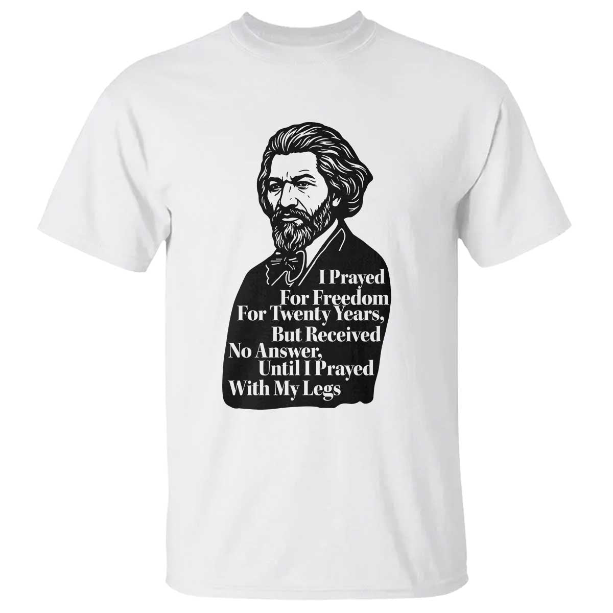 Frederick Douglass Inspirational Quote T Shirt Black History Month - Wonder Print Shop
