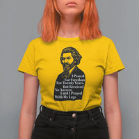 Frederick Douglass Inspirational Quote T Shirt For Women Black History Month - Wonder Print Shop