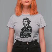 Frederick Douglass Inspirational Quote T Shirt For Women Black History Month - Wonder Print Shop