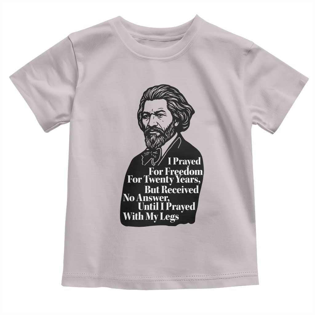 Frederick Douglass Inspirational Quote Toddler T Shirt Black History Month - Wonder Print Shop