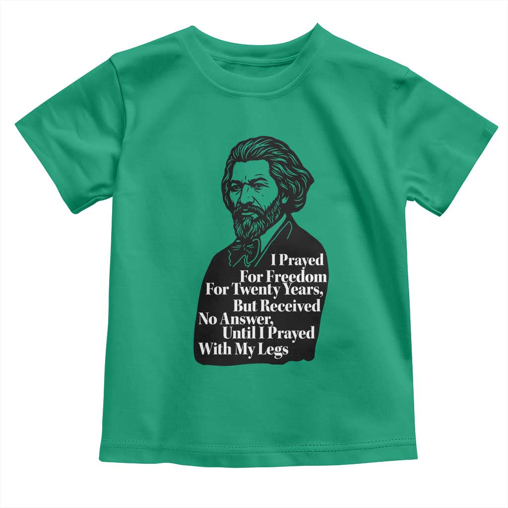 Frederick Douglass Inspirational Quote Toddler T Shirt Black History Month - Wonder Print Shop
