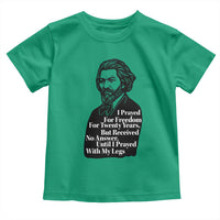 Frederick Douglass Inspirational Quote Toddler T Shirt Black History Month - Wonder Print Shop