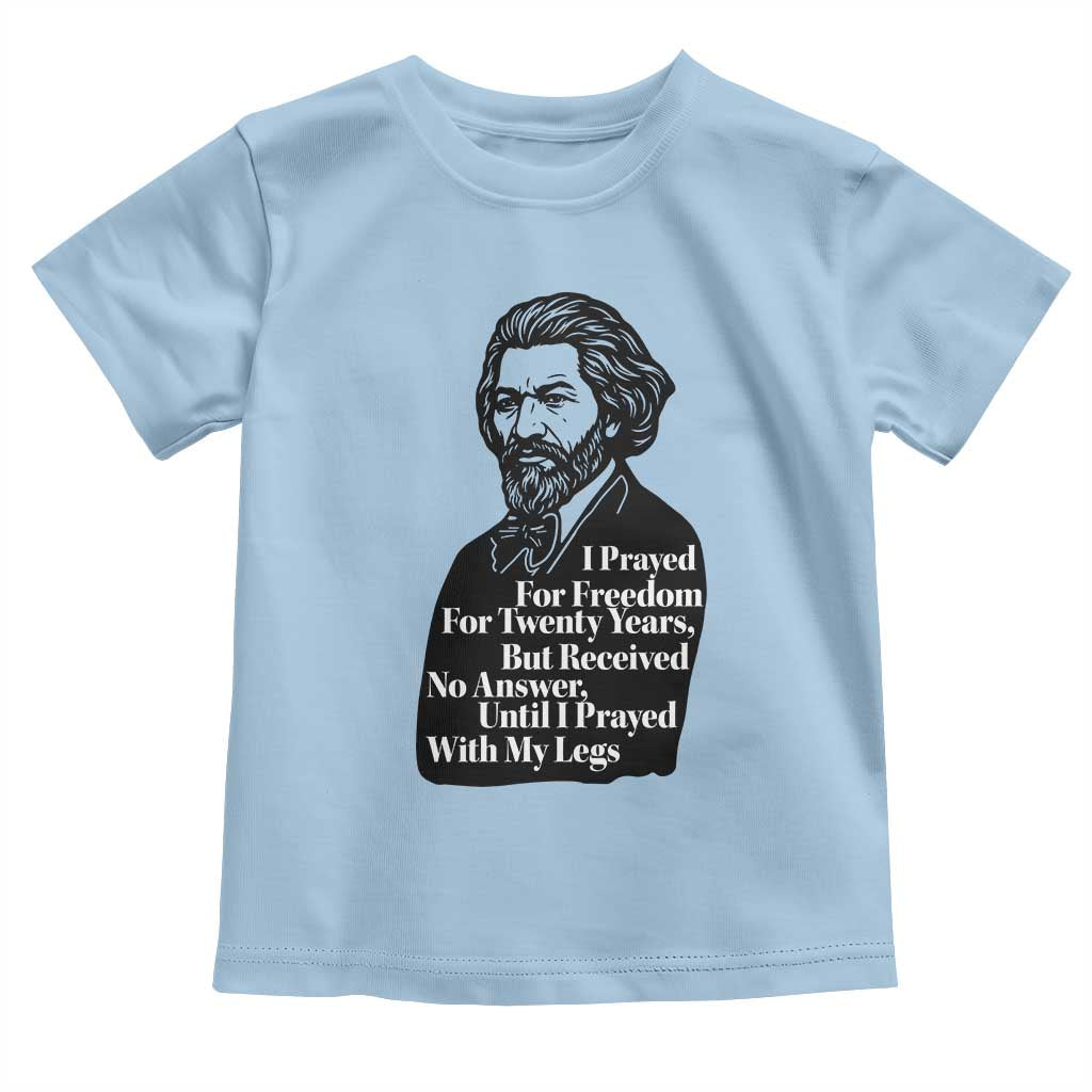 Frederick Douglass Inspirational Quote Toddler T Shirt Black History Month - Wonder Print Shop