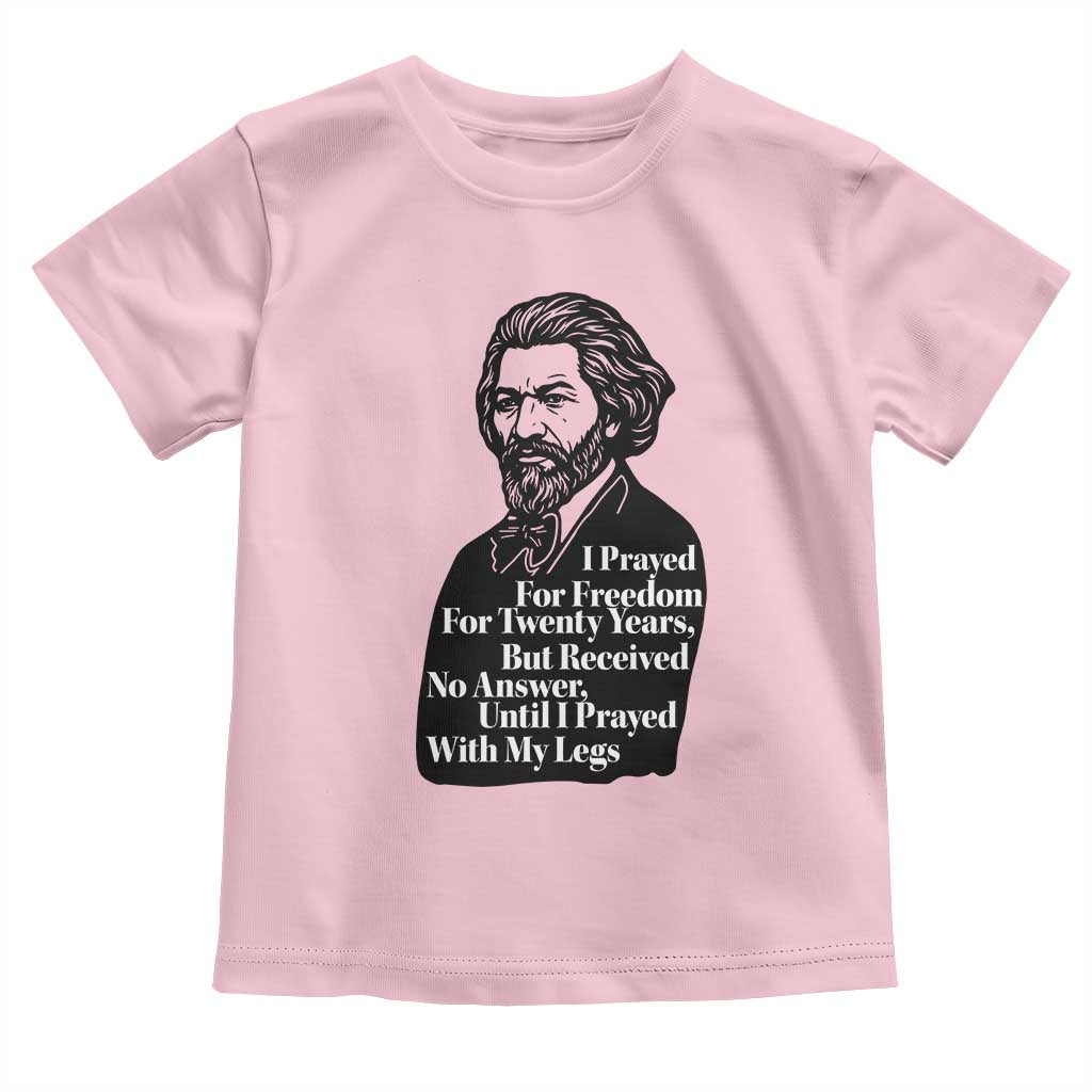 Frederick Douglass Inspirational Quote Toddler T Shirt Black History Month - Wonder Print Shop