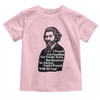 Frederick Douglass Inspirational Quote Toddler T Shirt Black History Month - Wonder Print Shop